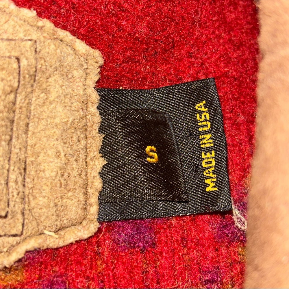 Woolrich Vintage Wool Aztec Navajo Southwestern Blanket Coat Jacket - Picture 8 of 13